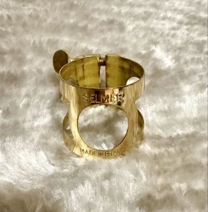 Selmer Old Style 2-Piece Tenor Sax Ligature Small IN Mark Made in France - Picture 1 of 10
