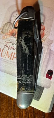 Hopalong Cassidy Vintage 3-Blade Hammer Brand Pocket Knife USA - Image 1 of 4