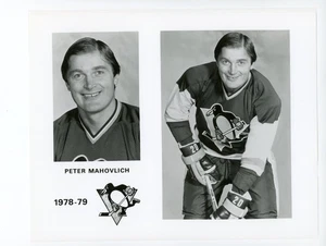 FOTOS DE PRENSA EMITIDAS POR 20 equipos de Pittsburgh Penguins 1978-79 - Mahovlich Kehoe Tallon+ - Imagen 1 de 21