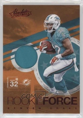 2016 Panini Absolute Rookie Force Materials Red Kenyan Drake #25 RC - Image 1 of 2