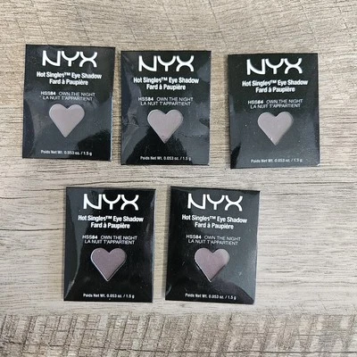 Lot of 5 NYX Hot Singles Eye Shadow Refills - HSS84 Own The Night Brown NEW - Image 1 of 3