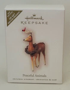 Nuevo en caja - 2007 Animales pacíficos sello adorno exclusivo regalo VIP ciervos y cardenales - Imagen 1 de 10