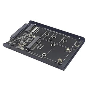 High Performances M.2 i MSATA na SATA3.0 6Gbps Adapter z rozpraszaniem ciepła - Zdjęcie 1 z 8