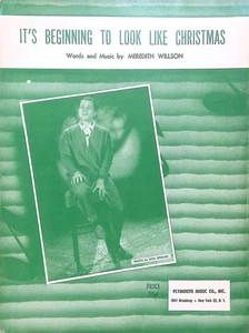 It's Beginning To Look Like Christmas Noten Perry Como Meredith Willson - Bild 1 von 3
