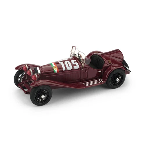 ALFA ROMEO 2300 N.105 ACCIDENT MILLE MIGLIA 1932 T.NUVOLARI-G.B.GUIDOTTI 1:43 Br - Immagine 1 di 1