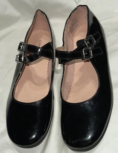 Girls Mary Jane Shoes Patent Leather Size 4 Black - Picture 1 of 9
