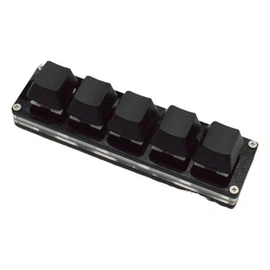 Customizable 5Key Mini Mechanical Keyboard with Programmable H7G7 P5N4 Hot L6Y5 - Picture 1 of 10