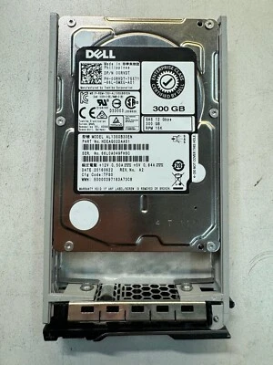 DELL 00RVDT AL13SXB30EN HDEAG02DBA51 300GB 15KRPM 128MBCACHE 12Gb/s SAS 2.5" HDD - Image 1 of 4