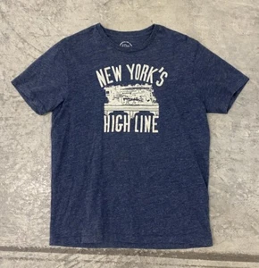 J Crew New Yorks High Line Tshirt Cool Vintage Style Medium - Picture 1 of 3