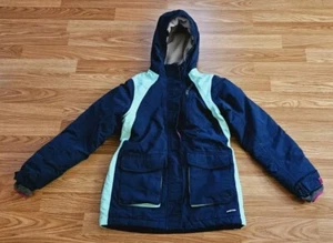Chaqueta con Capucha de Invierno para Niña Lands End Aislada Talla M 10-12 Pokets Cálida - Imagen 1 de 12