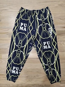 PUMA Run it Back Printed Men's Basketball Pants 536479_01 Peacoat Size L - Picture 1 of 14