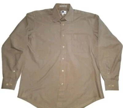 Italo Mondo Big & Tall Mens Long Sleeve Dress Shirt Size 15 1/2 34/35  - Image 1 of 4