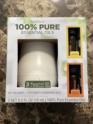ScentSationals Aromatherapy - 100% Pure Essential Oils 3-Piece Diffuser Gift Set - Image 1 of 4