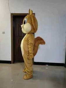 cartoon squirrel Mascot Costume Cosplay Party Dress Clothing Halloween Adult - Picture 1 of 3