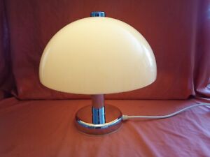 Vintage Retro 1970s Cosmo Mushroom Guzzini BTC Style Table Lamp Light