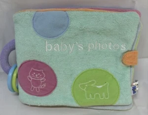 Manhattan Toy Terry Cloth Baby's Photo Albums Soft Toy Photobook - 4x6 Pictures - Picture 1 of 12