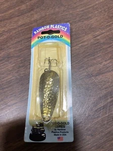 Rainbow Plastics Pot-O-Gold Casting/Trolling Spoon R412-hb - Picture 1 of 3