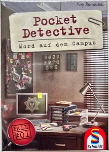 Pocket Detective Mord auf dem Campus Schmidt Familienspiel Kartenspiel 49377 - Bild 1 von 8