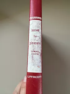 1949 Buried For Pleasure Edmund Crispin Mystery J. B. Lippincott Company 1st Ed - Picture 1 of 6