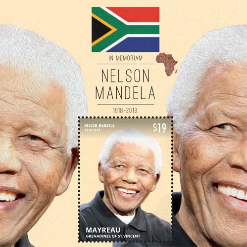 Mayreau 2013 - President Nelson Mandela - Souvenir Sheet - MNH - Image 1 of 1
