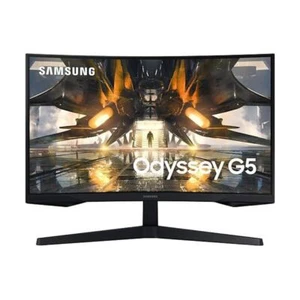 Samsung Odyssey G55A 27" QHD Curved Gaming Monitor - Pristine - Afbeelding 1 van 14