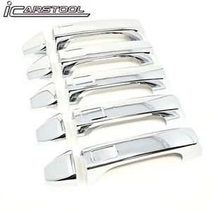 Chrome Door Handle Trim Cover Set For 2006 2007 2008 2009 2010 HUMMER H3 SUV SUT - Picture 1 of 8