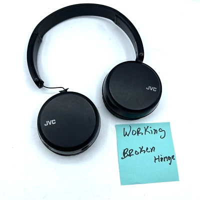 JVC HA S35BT Wireless On-Ear Headphones - Black - BROKEN R HINGE - Image 1 of 4