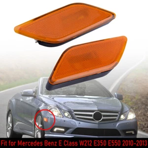 2128200121 Set Side Marker Light Amber Lens For Mercedes Benz E350 2010-2013 - Picture 1 of 7