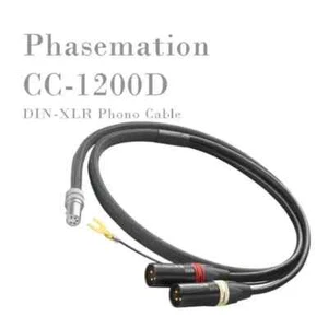 PHASEMATION CC-1200D Balanced transmission Phono Cable 5P DIN - XLR×2 1.2m - Picture 1 of 6