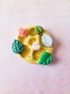 Blattsorte Silikonform Schokoladenform Bonbonform Schmuckform Tortendeko  - Bild 1 von 2