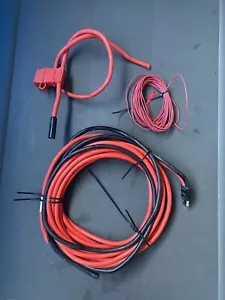 Motorola Two Way Radio Power Plug Cable HKN6110B High Power 100 Watt Heavy Duty - Picture 1 of 2