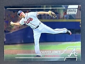 CHIPPER JONES 2022 Stadium Club Chrome #298 Atlanta Braves HOF - Picture 1 of 2