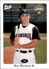 1996 Lethbridge Black Diamonds Best #20 Ron Hartmen Jr. Baltimore Maryland Card