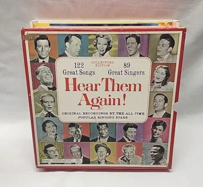Readers Digest 10 Album Box Set Vinyl LP 33RPM 1968 "Hear Them Again" Collection - Image 1 of 4