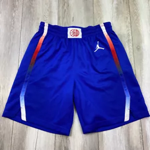 Jordan Nike Paris France Shorts Herren L Blau Limited Road Olympics Basketball NEU - Bild 1 von 11