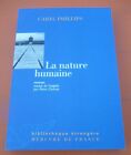 La Nature Humaine Caryl Phillips Livre Mercure France Gallimard Litter Anglaise