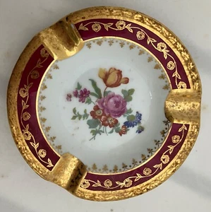 Vintage Limoges France porcelaine d'art trinket/ashtray/dish - Picture 1 of 3