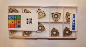 10stk XNEX 080604TR-M13 MP3000 Seco Wendeplatten zum Fräsen- mit Rechnung - Bild 1 von 3