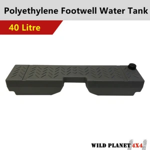 40L Water Tank Foot Well Water 4X4 4WD Camper Trailer Storage Touring Pump - Bild 1 von 12