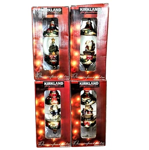 4 Kirkland Weihnachten Wasserkugel Ornamente Teddy Schneemann Weihnachtsbaum 5 Zoll - Bild 1 von 5