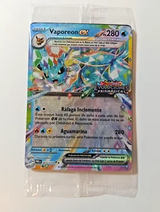POKEMON, Vaporeon EX PROMO Evoluciones prismáticas, ESPAÑOL, NM, sellado y nuevo - Imagen 1 de 3
