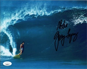 GERRY LOPEZ Authentic Hand-Signed "Mr. Pipeline ~ SURFING" 8x10 Photo (JSA COA) - Picture 1 of 2