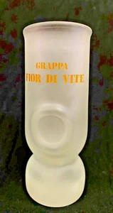 Rare Vintage Shot Glass Small Cup Kos 4"X1.5" Souvenir Grappa Fior Di Vite Decor - Picture 1 of 11
