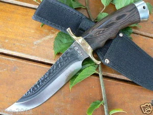 BD2011 Caza Supervivencia Campamento Militar Cuchillo Pegatina de Cerdo Manija Grande - Imagen 1 de 7
