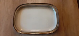 Fleisch oder Servierplatte Firma WAKU Feuerfest - Bild 1 von 6