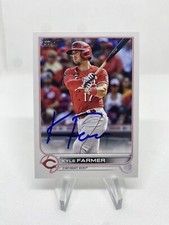 Kyle Farmer Signed Autograph 2022 Topps Series 2 Card #557 Dodgers Reds Twins
