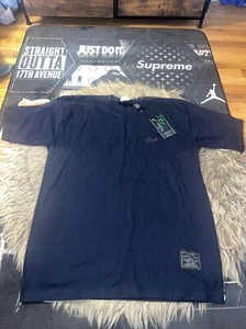 VTG 1995 Greg Norman x Reebok Egyptian Cotton Navy Blue T Shirt Big Graphic Golf - Picture 1 of 8