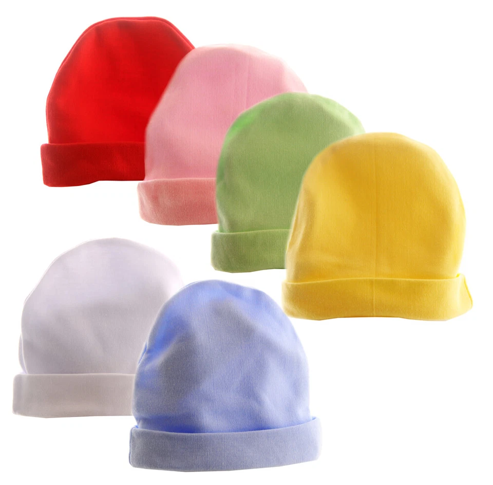 Mützchen Baby Mütze 50 56 62 68 Unisex Erstlingsmütze Haube Weiß 34 36 38  - Bild 1 von 1