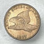 1857 Flying Eagle Cent Penny CHOIX AU++ EXEMPLE PHÉNOMÉNAL PIÈCE !!!