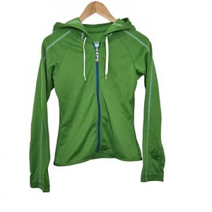Vintage Lululemon Pullover Damen 4 Grün Reißverschluss Hoodie Stretch Activewear - Bild 1 von 10